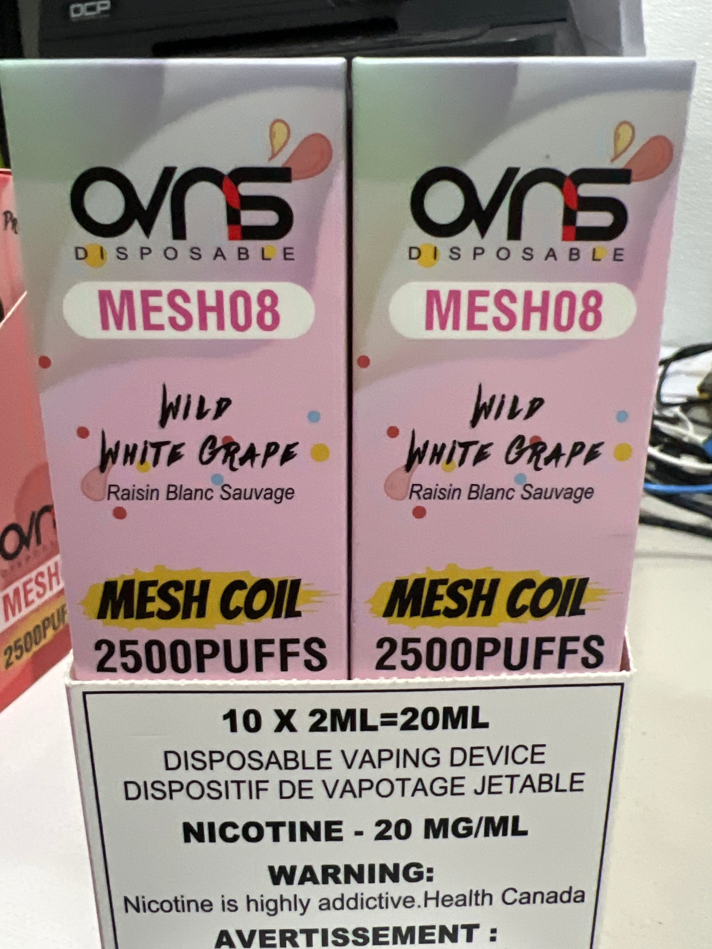 OVNS MESH08 2500 Disposable Wild White Grape