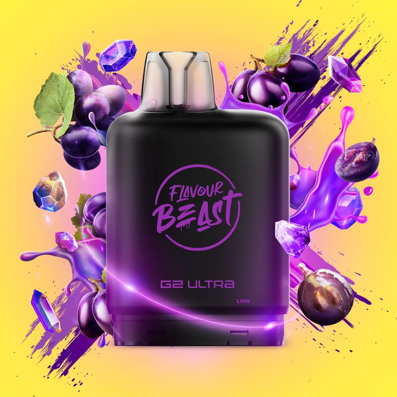 Flavour Beast G2 Ultra Level X POD Gushin Grape ONT