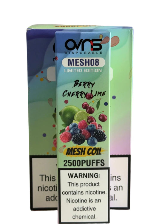 OVNS MESH08 2500 Disposable Berry Cherry Lime