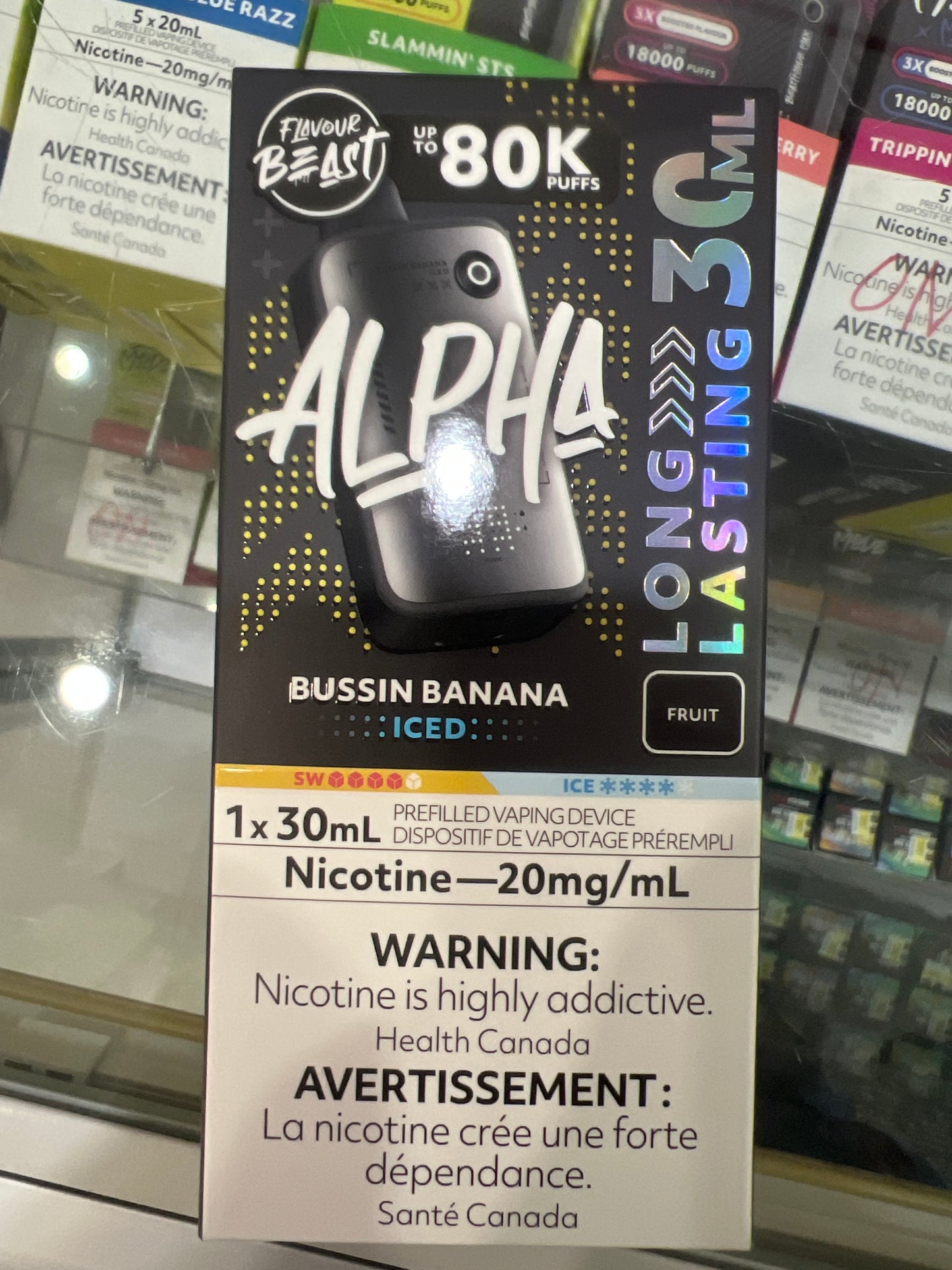 Flavour Beast Disposable Alpha 80K Bussin Banana Iced