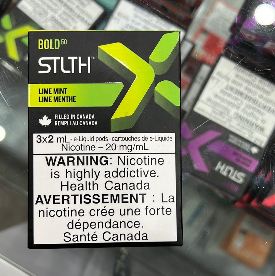 STLTH PODS X BOLD50 Lime Mint (3x2ml)