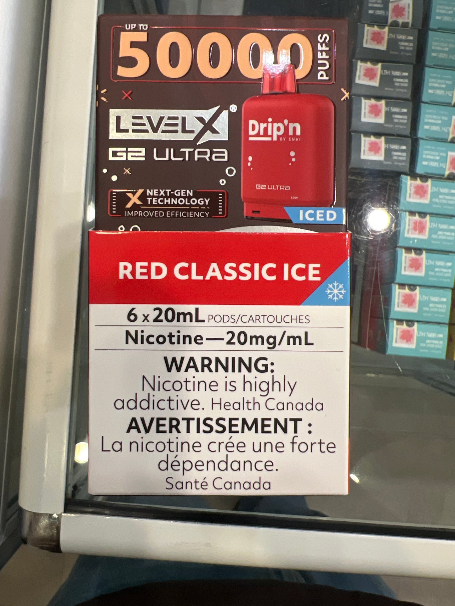 Drip’n Boost G2 Ultra Level X PODS Red Classic Ice