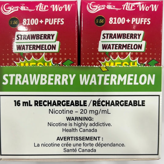 Genie Air Wow 8100 Disposable Strawberry Watermelon