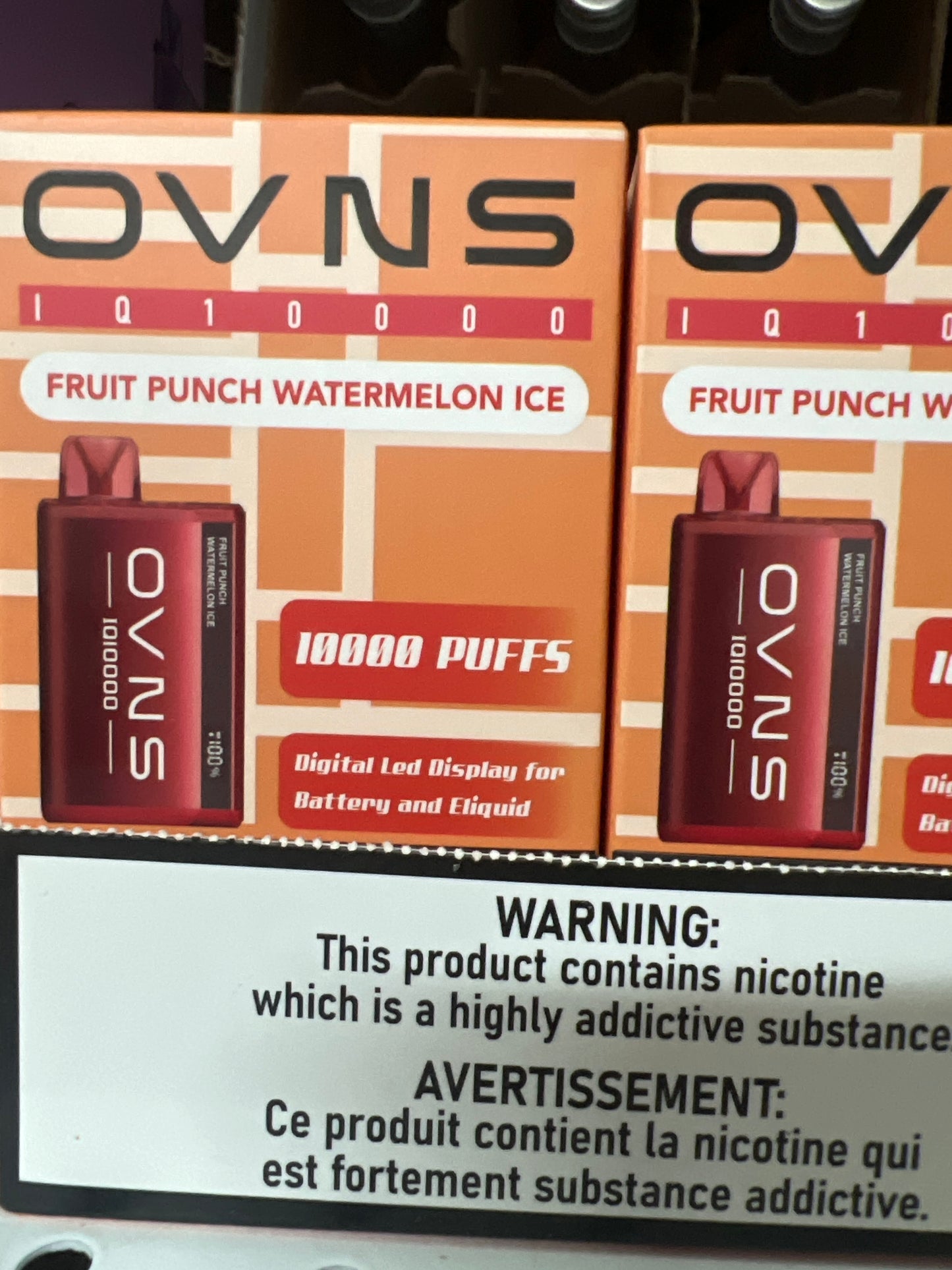 OVNS IQ10000 Fruit Punch Watermelon Ice