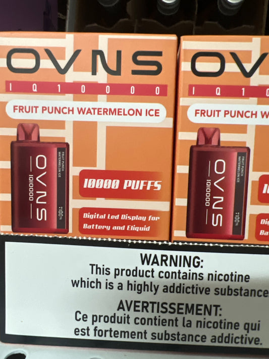 OVNS IQ10000 Fruit Punch Watermelon Ice