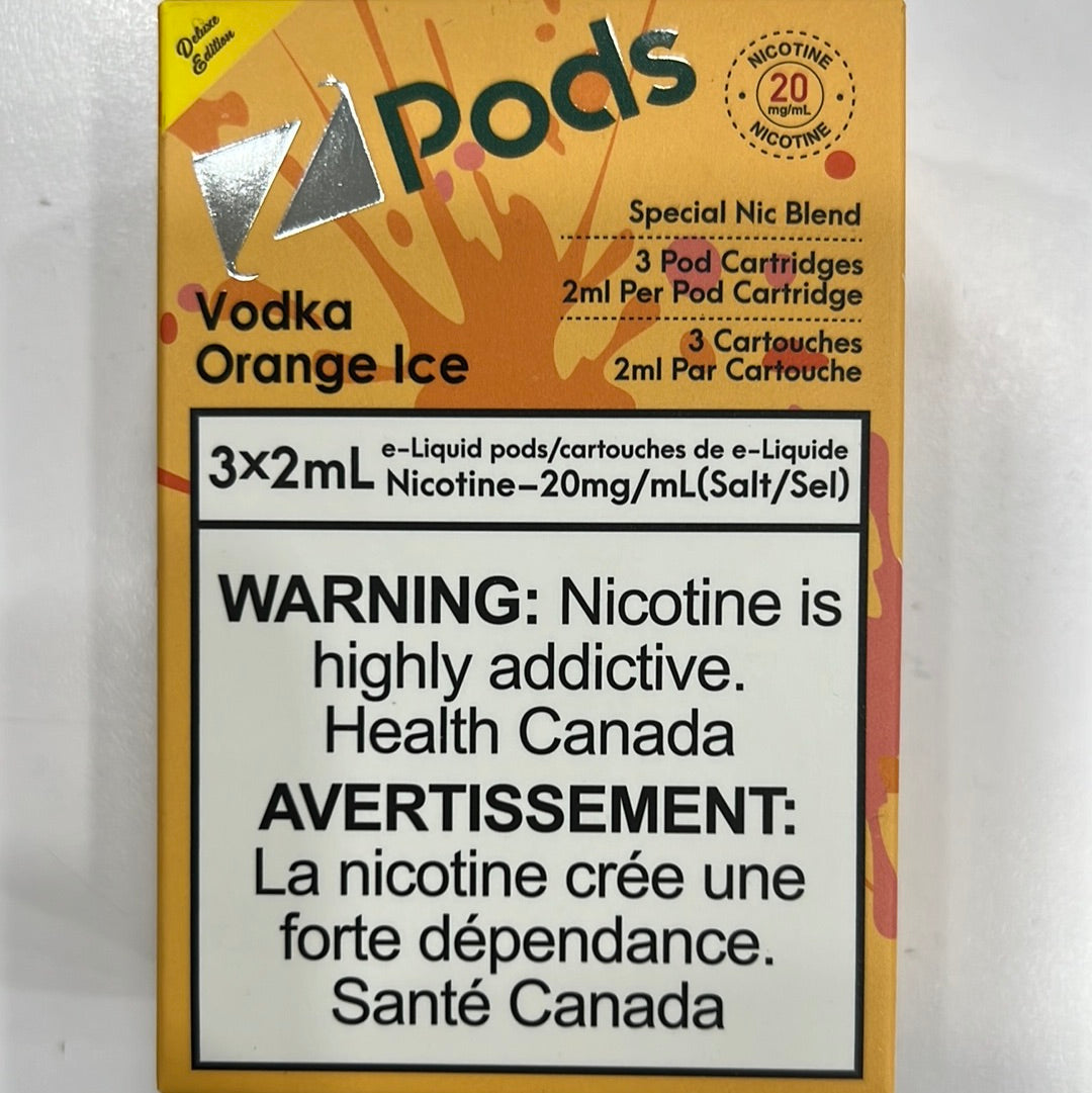 Z Lab Zpods Vodka Orange Ice (3x2ml)