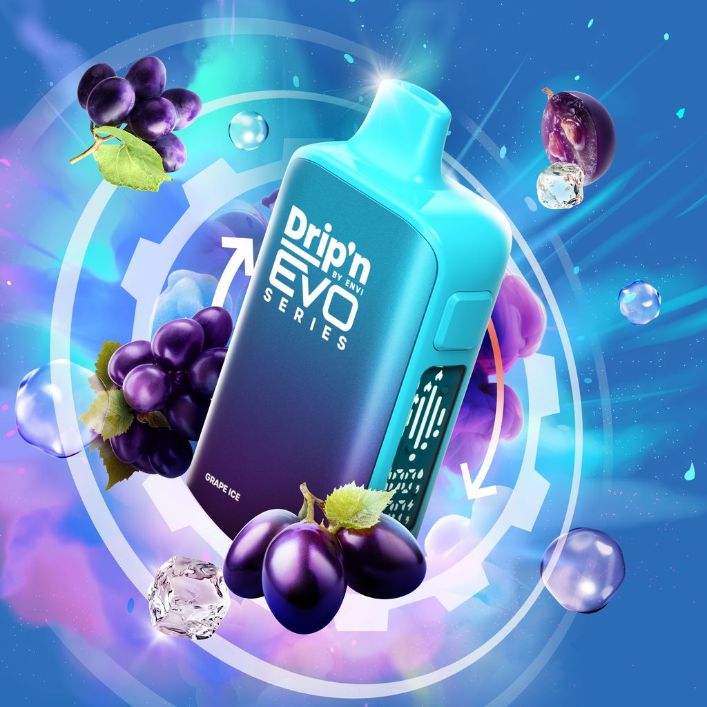 Drip’n By Envi Disposable EVO63K Grape Ice ONT
