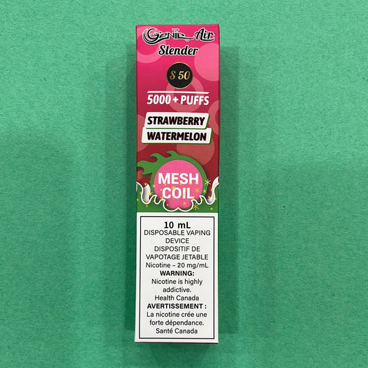 Genie Air Slender 5000 Disposable Strawberry Watermelon