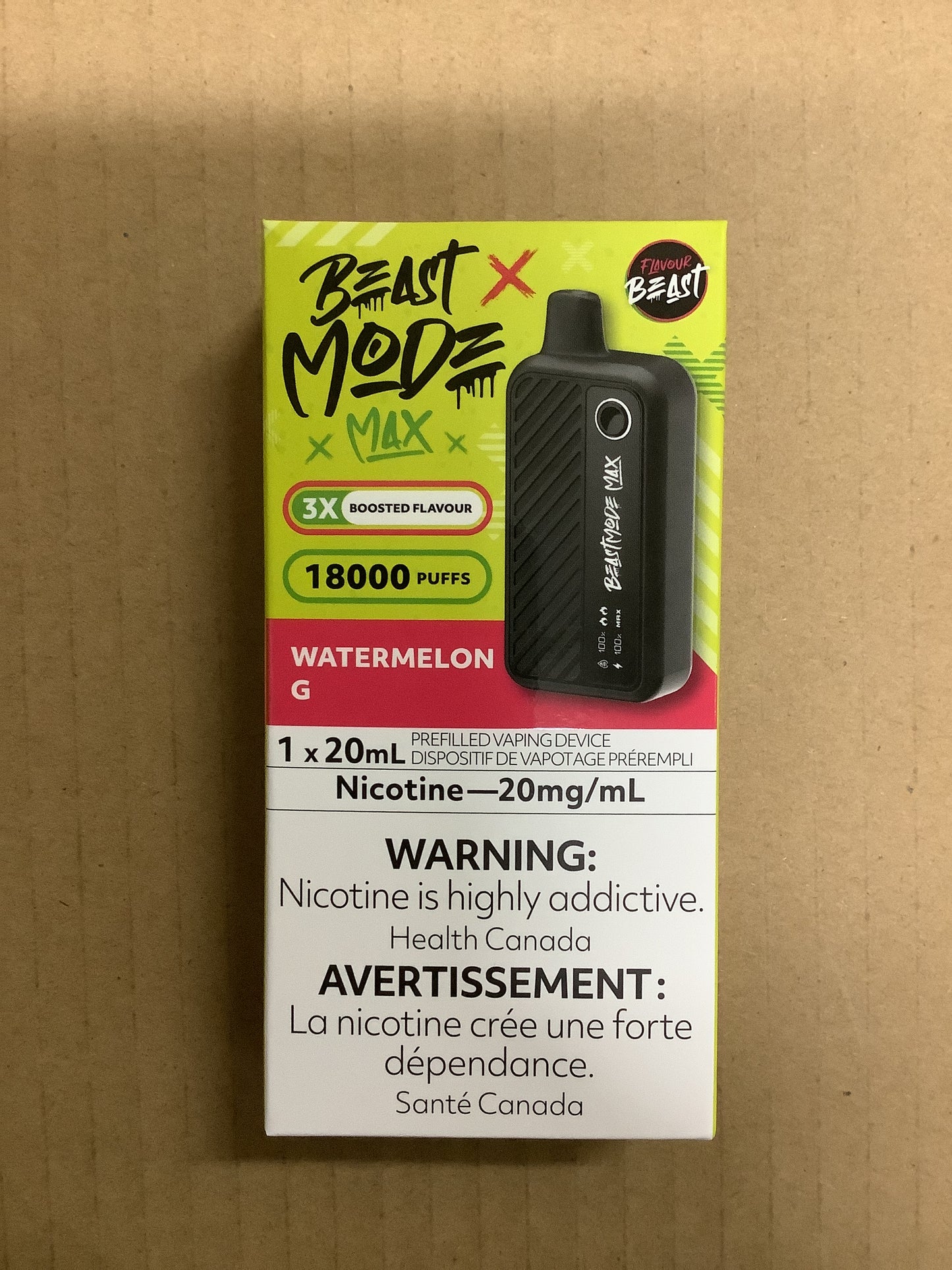 Flavour Beast Disposable Mode Max 18000 Watermelon G ONT