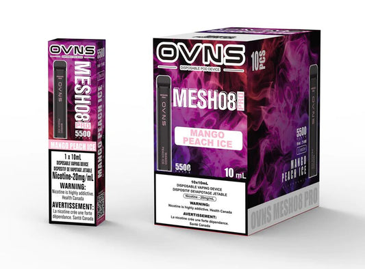 OVNS MESH08 PRO 5500 Disposable Mango Peach Ice