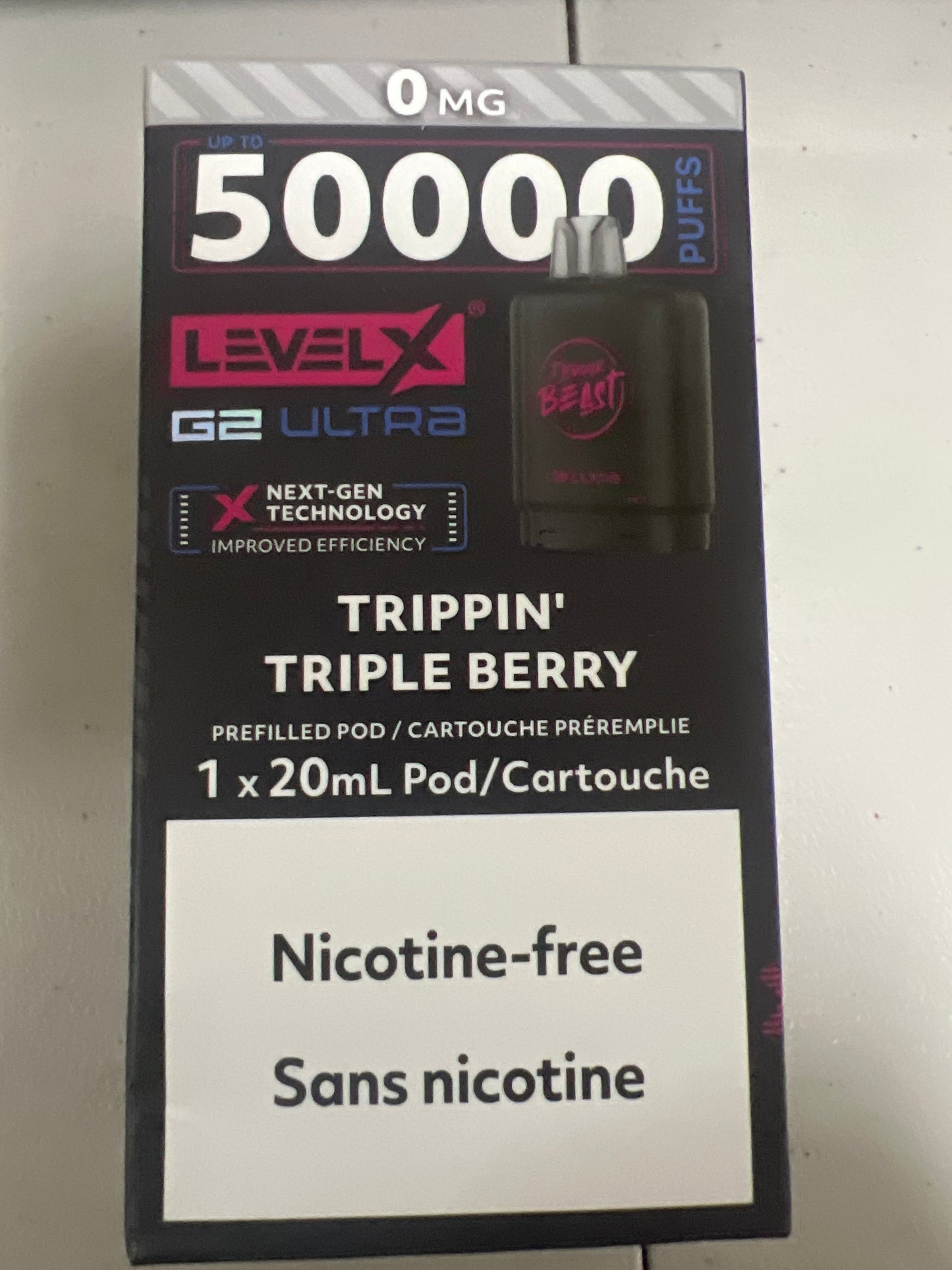 Flavour Beast G2 Ultra Level X PODS Trippin’ Triple Berry