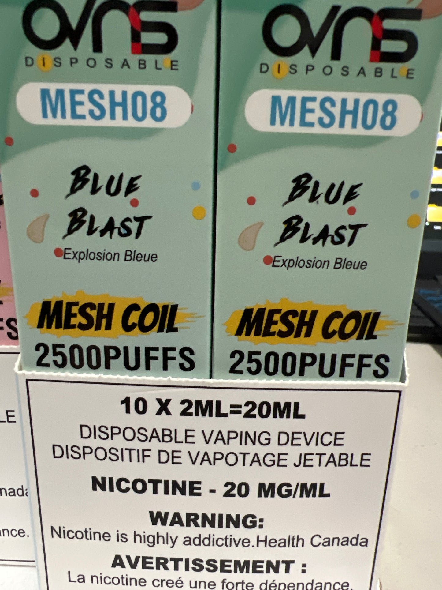 OVNS MESH08 2500 Disposable Blue Blast