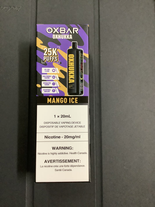 OXHUKKA 25K Disposable Mango Ice ONT