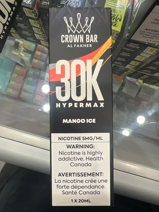 AL Fakher Crown Bar 30K Hypermax Disposable Mango Ice ONT