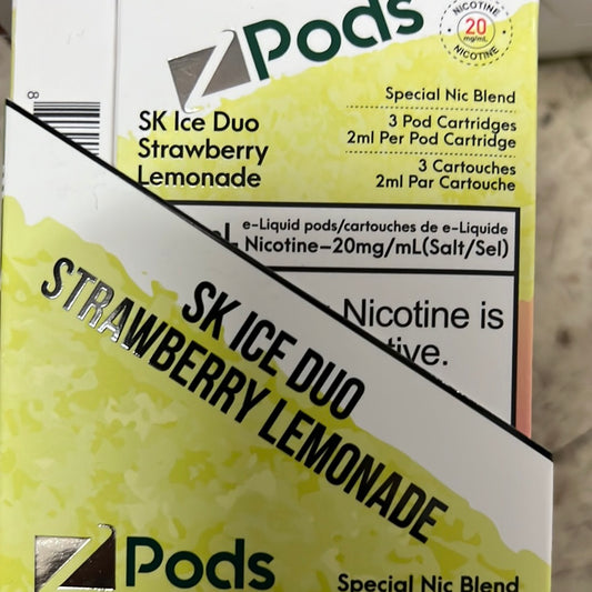 Z Lab Zpods SK ICE Duo Strawberry Lemonade(3x2ml)