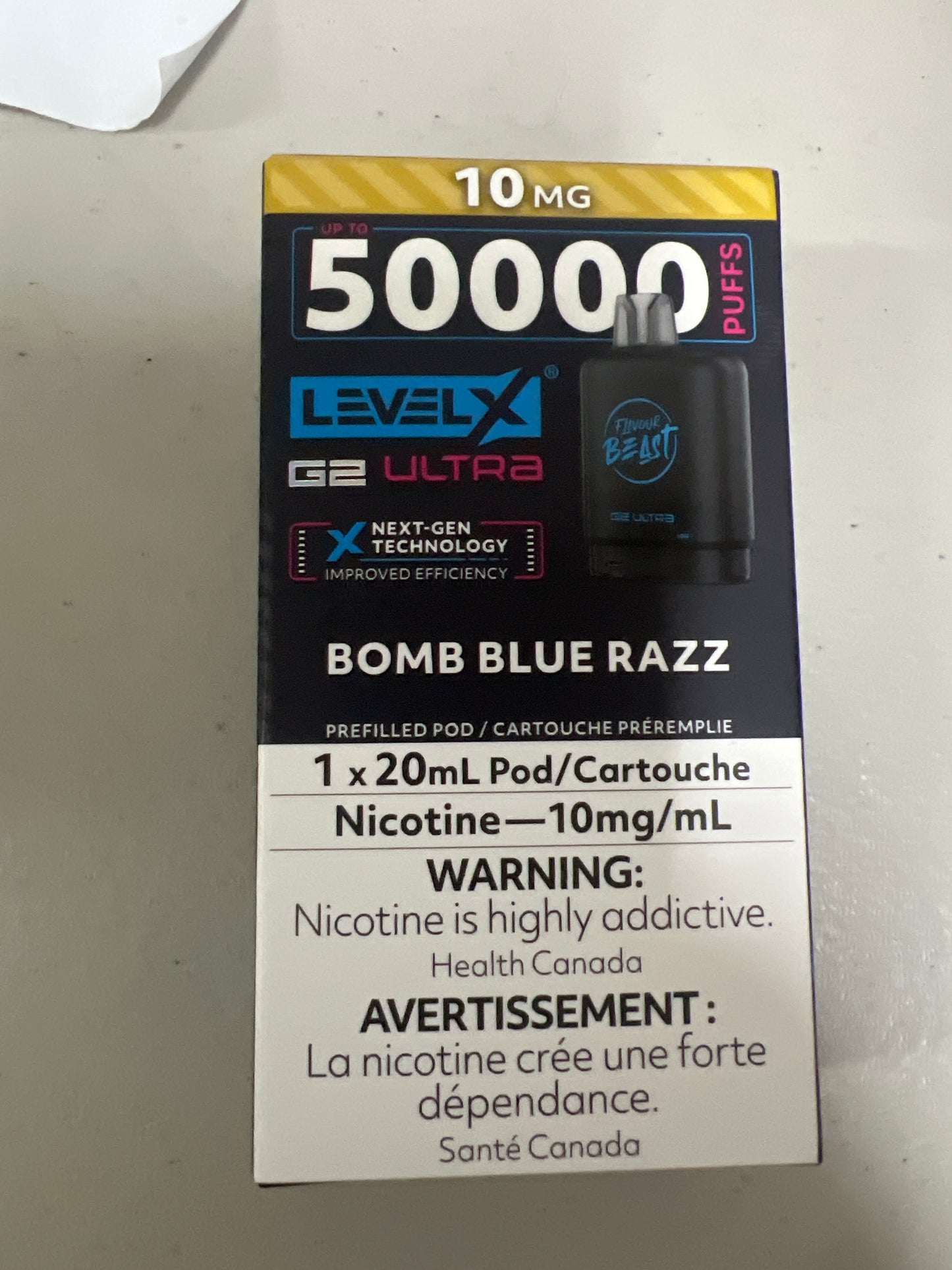Flavour Beast G2 Ultra Level X PODS Bomb Blue Razz