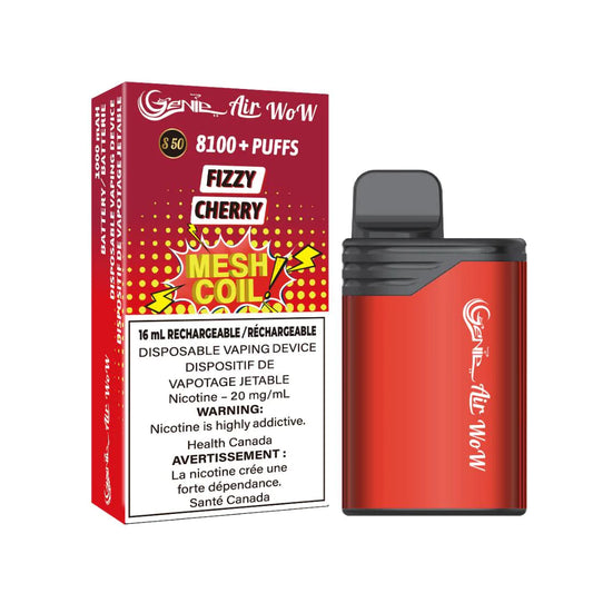 Genie Air Wow 8100 Disposable Fizzy Cherry