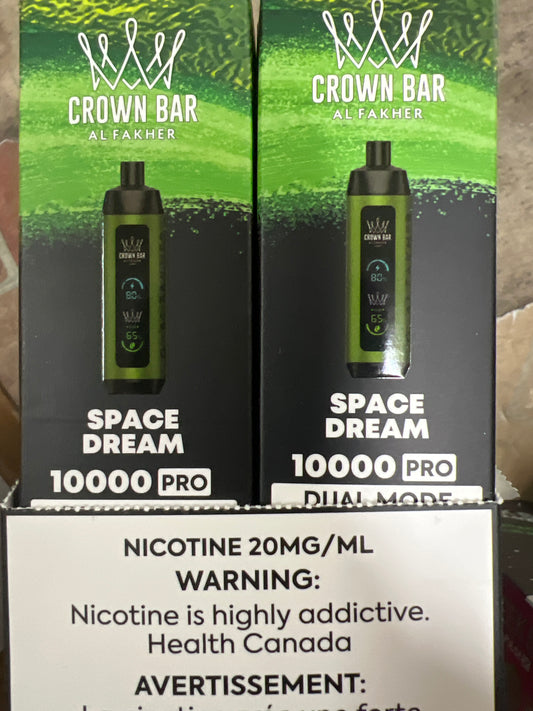 AL Fakher Crown Bar 10000 Pro Disposable Space Dream ONT