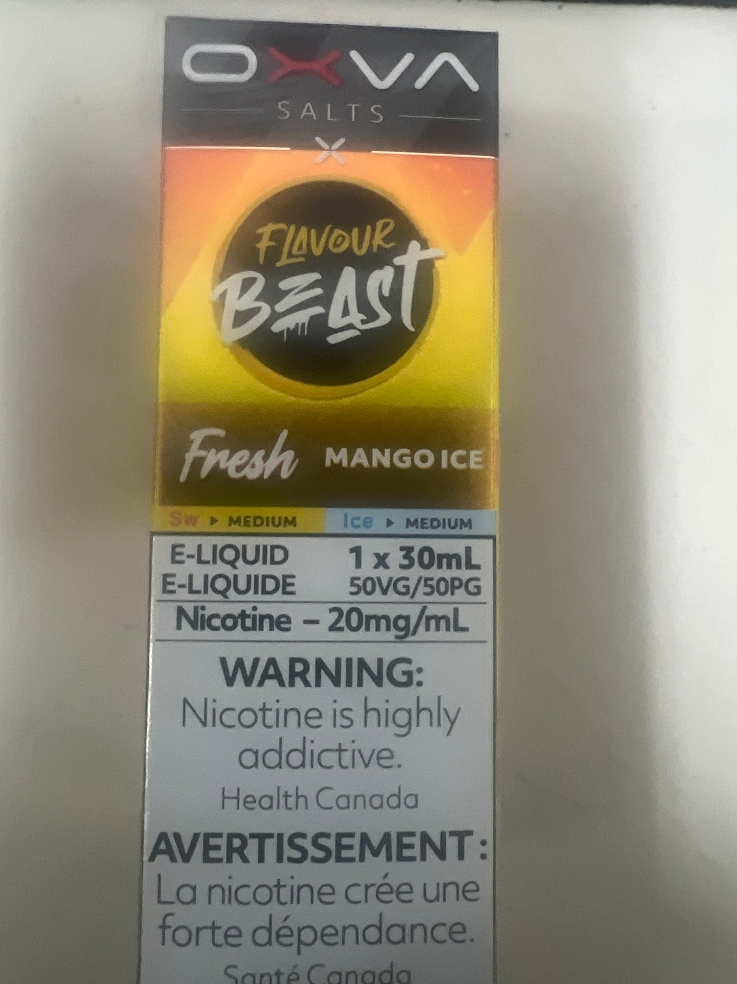 Flavour Beast Salts  OXVA Mango Ice