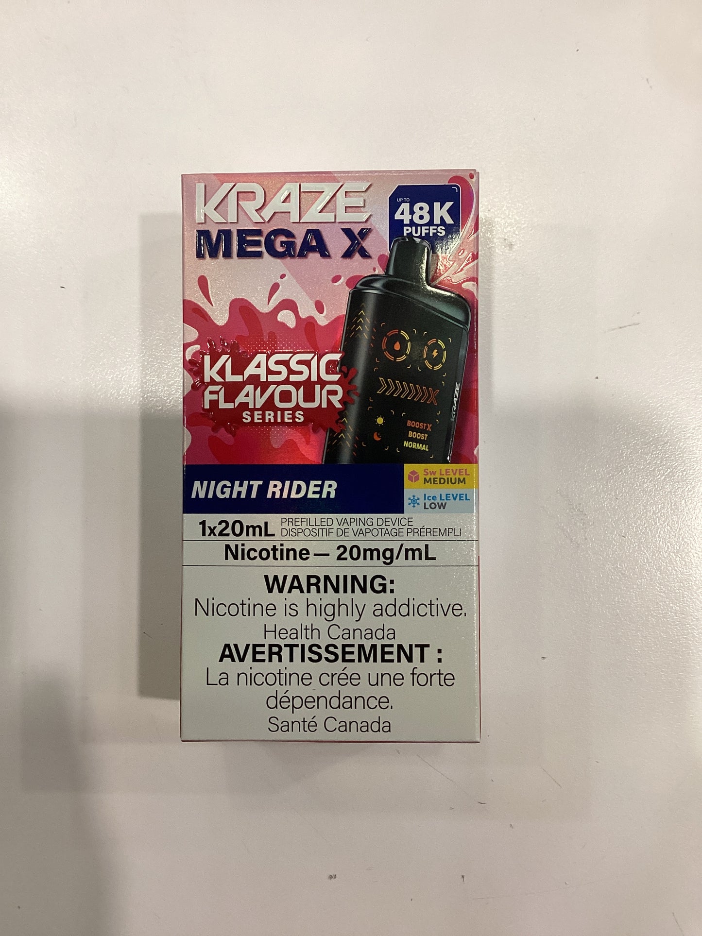 Kraze Mega X 48K Disposable Night Rider