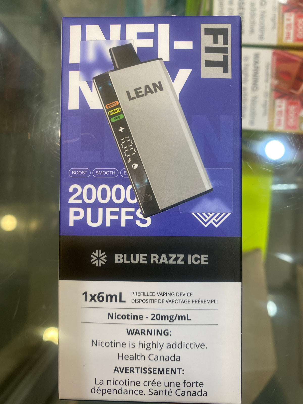 Infinity Lean 20K Disposable Blue Razz Ice ONT