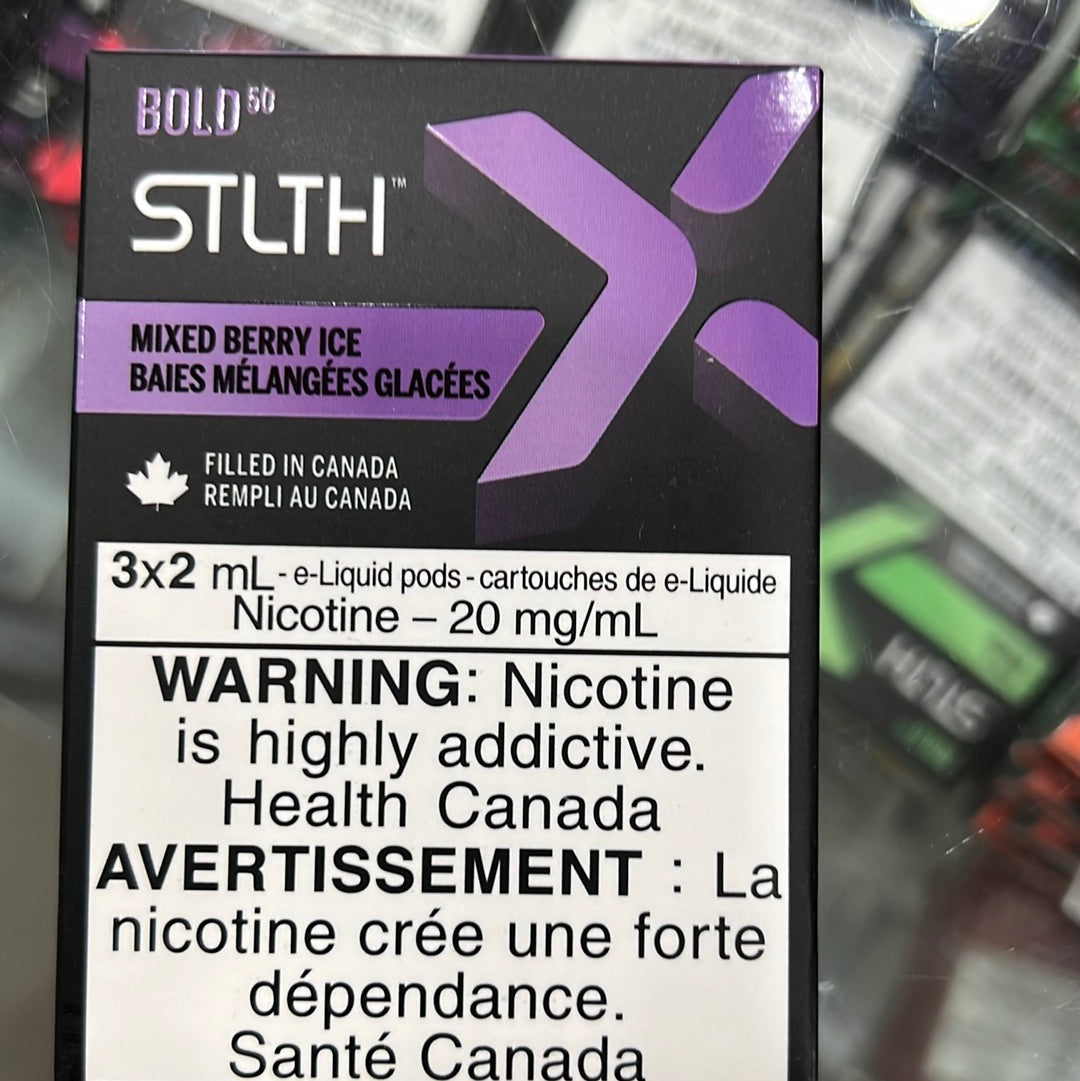 STLTH PODS X BOLD50 Mixed Berry Ice(3x2ml)