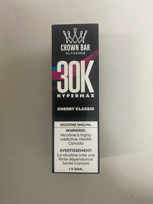 AL Fakher Crown Bar 30K Hypermax Disposable Cherry Classic ONT