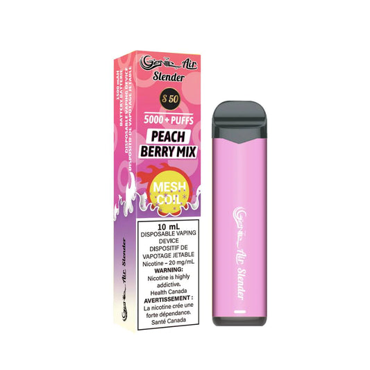 Genie Air Slender 5000 Disposable Peach Berry Mix