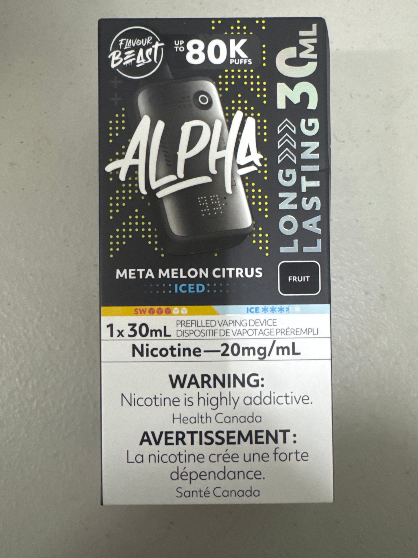 Flavour Beast Disposable Alpha 80K Meta Melon Citrus Iced