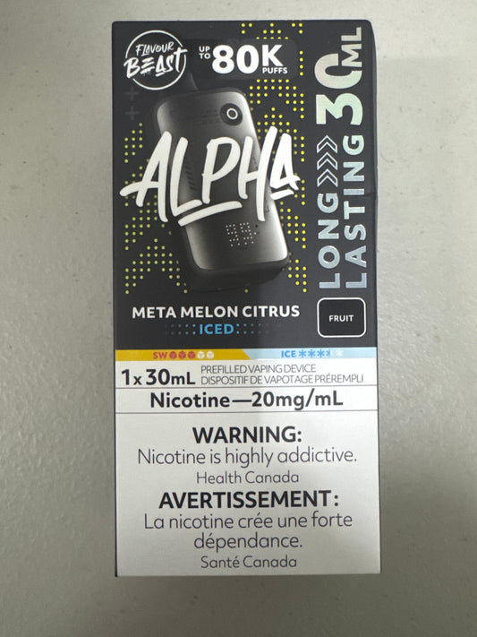 Flavour Beast Disposable Alpha 80K Meta Melon Citrus Iced