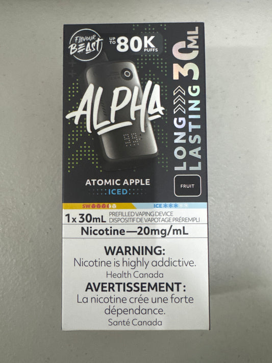 Flavour Beast Disposable Alpha 80K Atomic Apple Iced