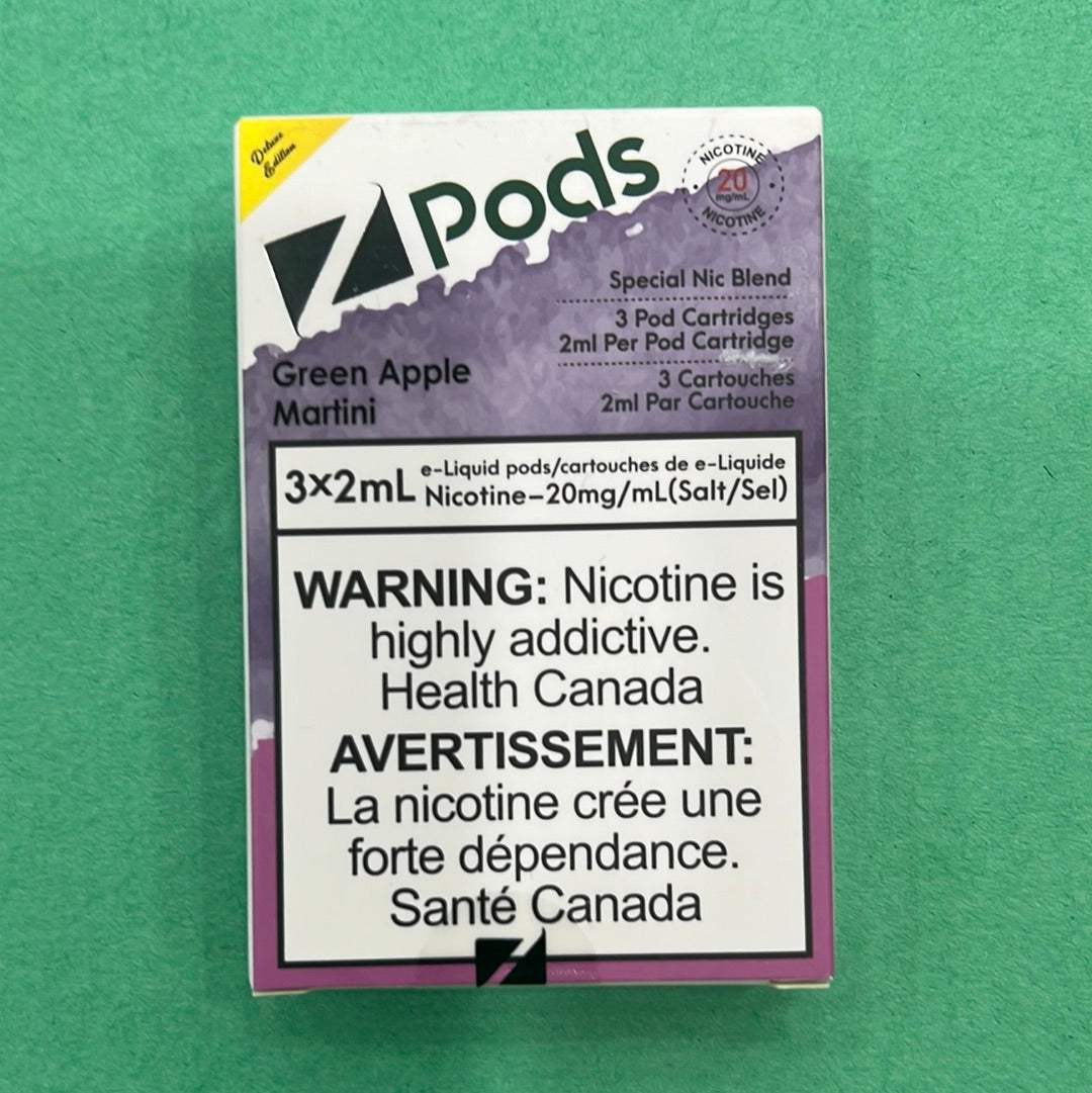 Z Lab Zpods Green Apple Martini (3x2ml)