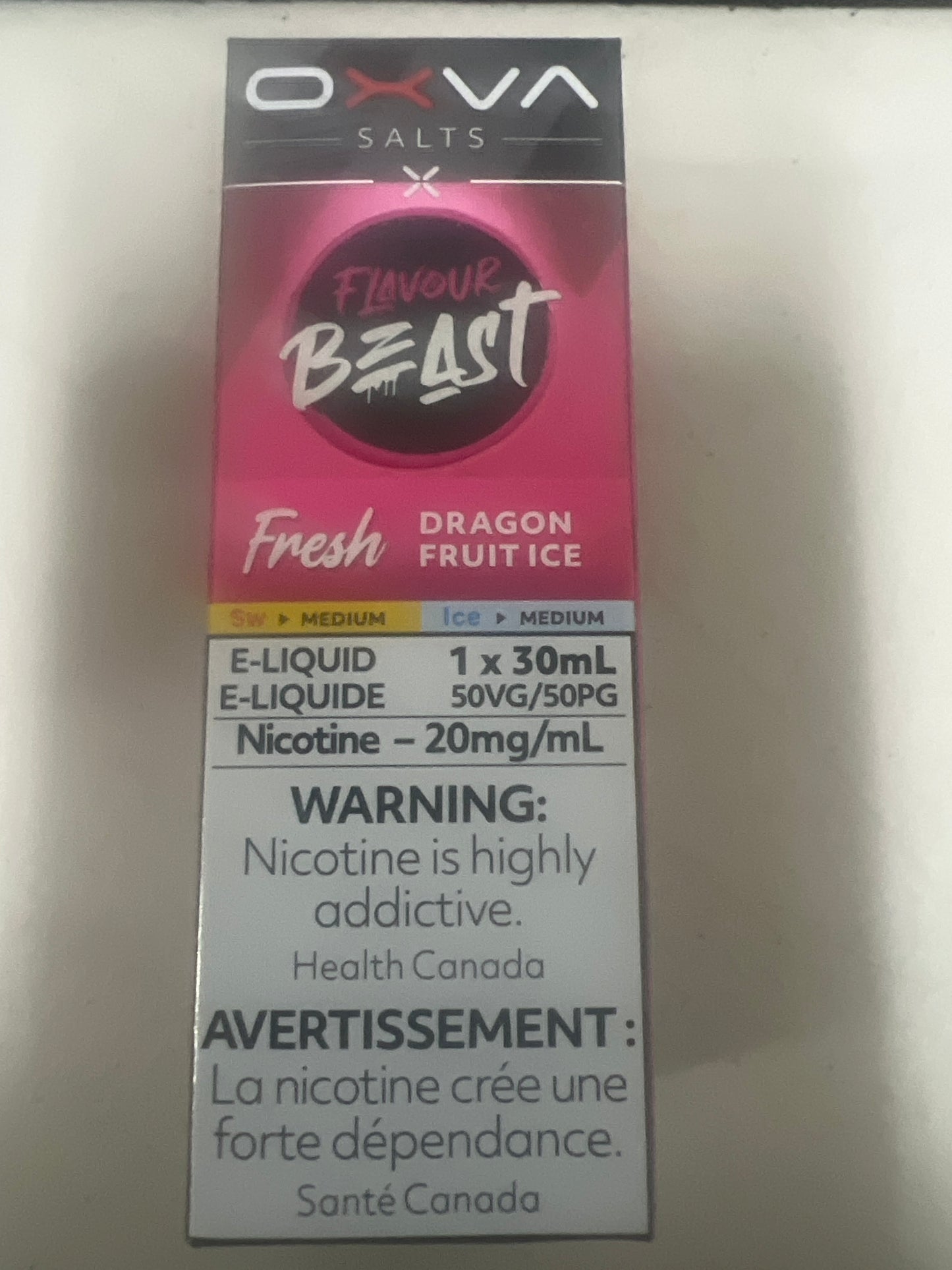 Flavour Beast Salts  OXVA Dragon Fruit Ice