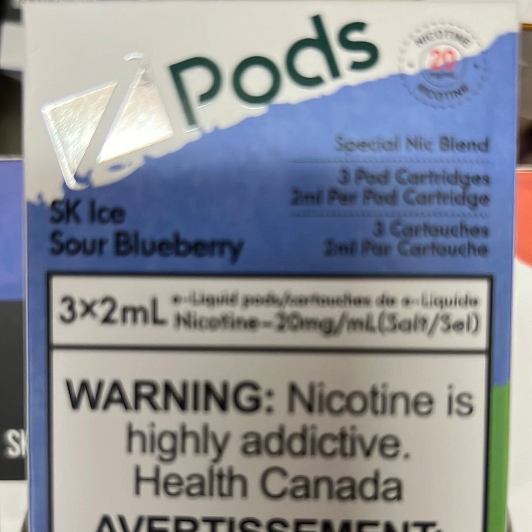 Z Lab Zpods SK ICE Sour Blueberry(3x2ml)