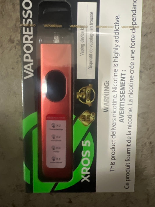 Vaporesso Xros 5 Open Pod Kit Coral Red