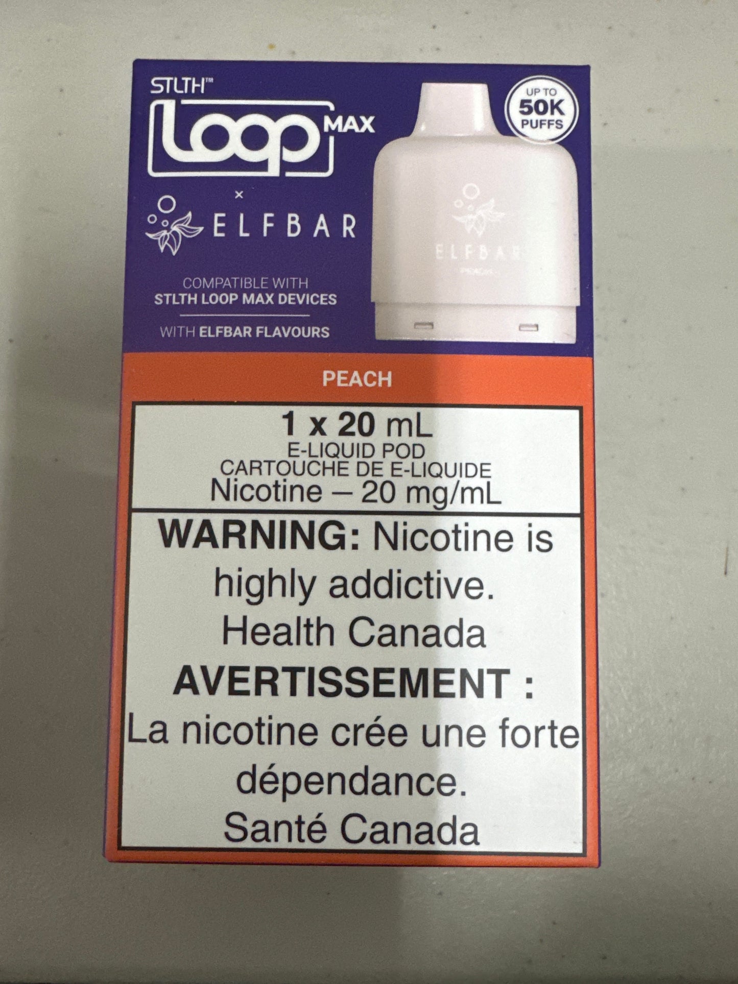 STLTH LOOP x ELFBAR 50K Pods Peach
