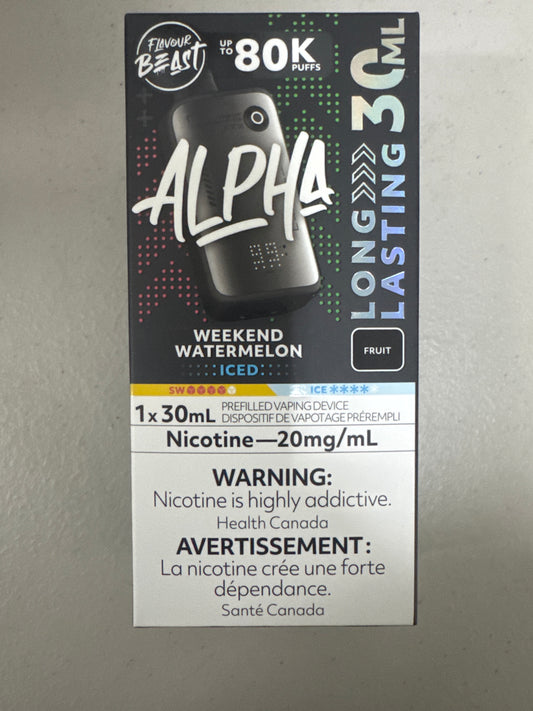Flavour Beast Disposable Alpha 80K Weekend Watermelon Iced