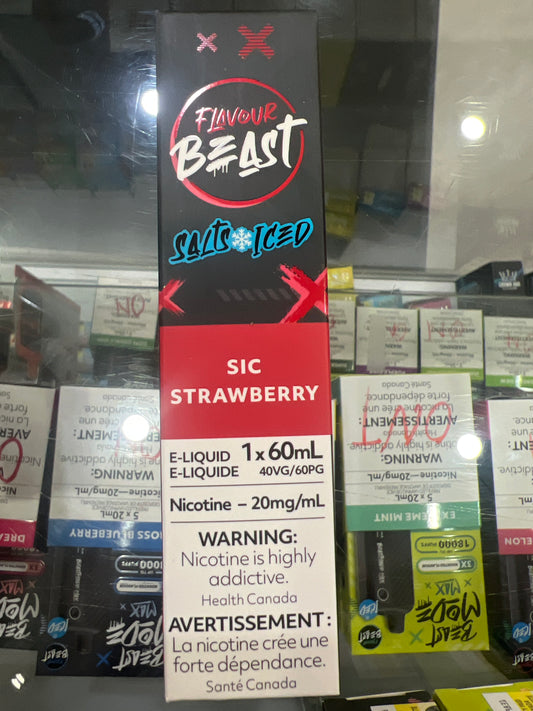 Flavour Beast Salts Sic Strawberry ONT