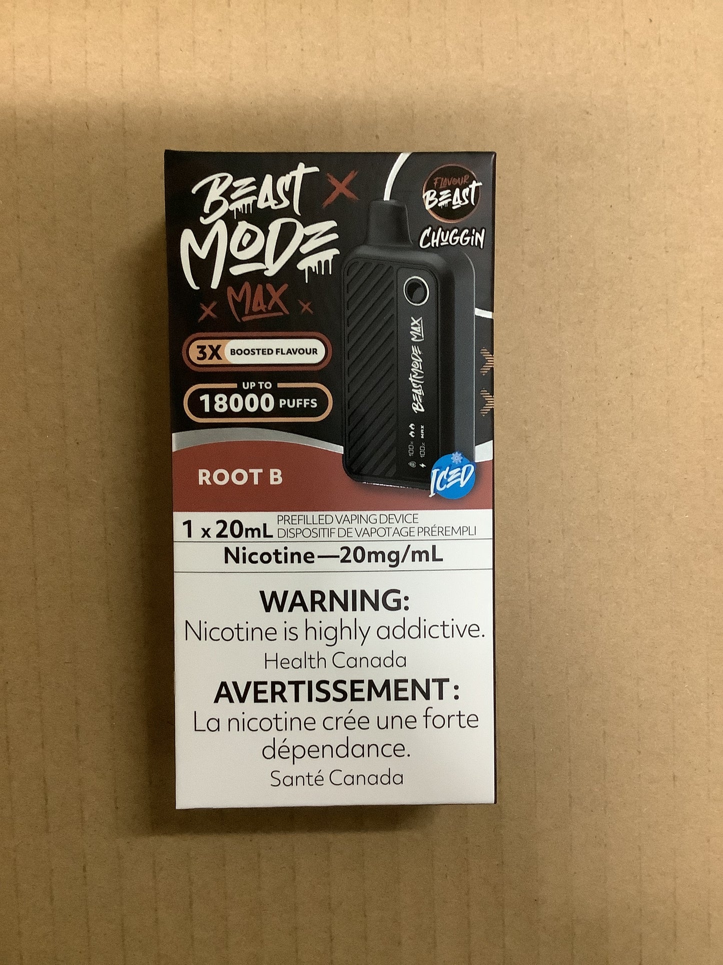 Flavour Beast Disposable Mode Max 18000 Root B Iced ONT