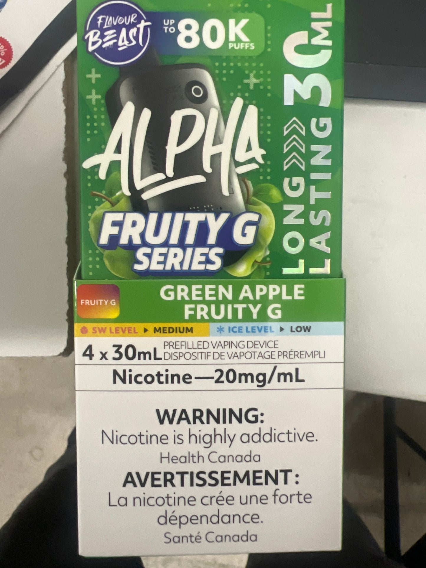 Flavour Beast Disposable Alpha 80K Fruity G Green Apple