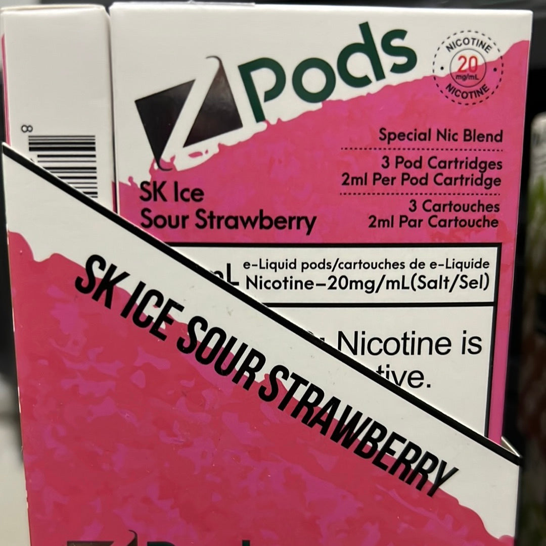 Z Lab Zpods SK ICE Sour Strawberry(3x2ml)