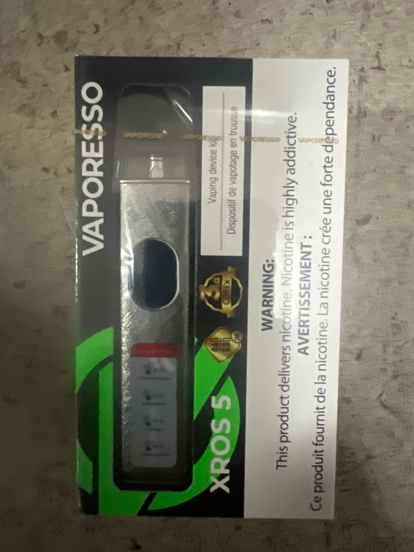 Vaporesso Xros 5 Open Pod Kit Grey Silk