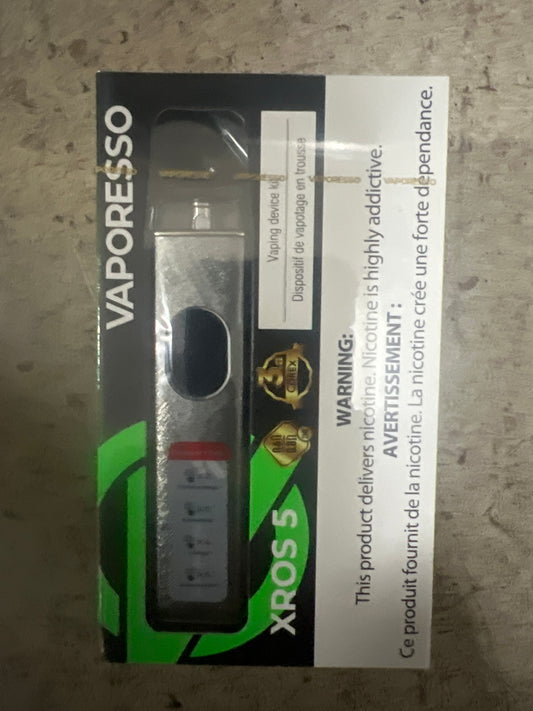 Vaporesso Xros 5 Open Pod Kit Grey Silk