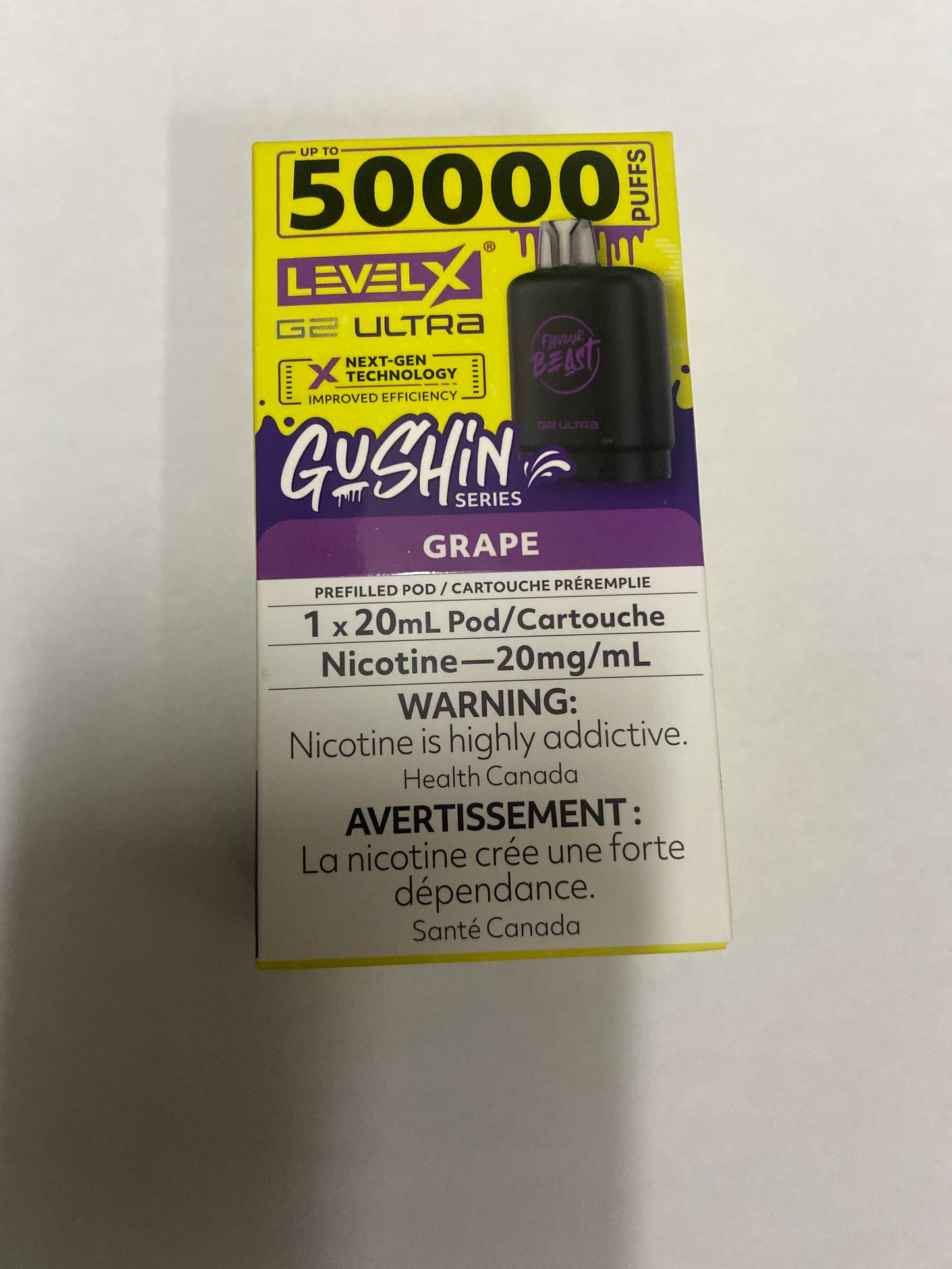 Flavour Beast G2 Ultra Level X POD Gushin Blue Razz ONT