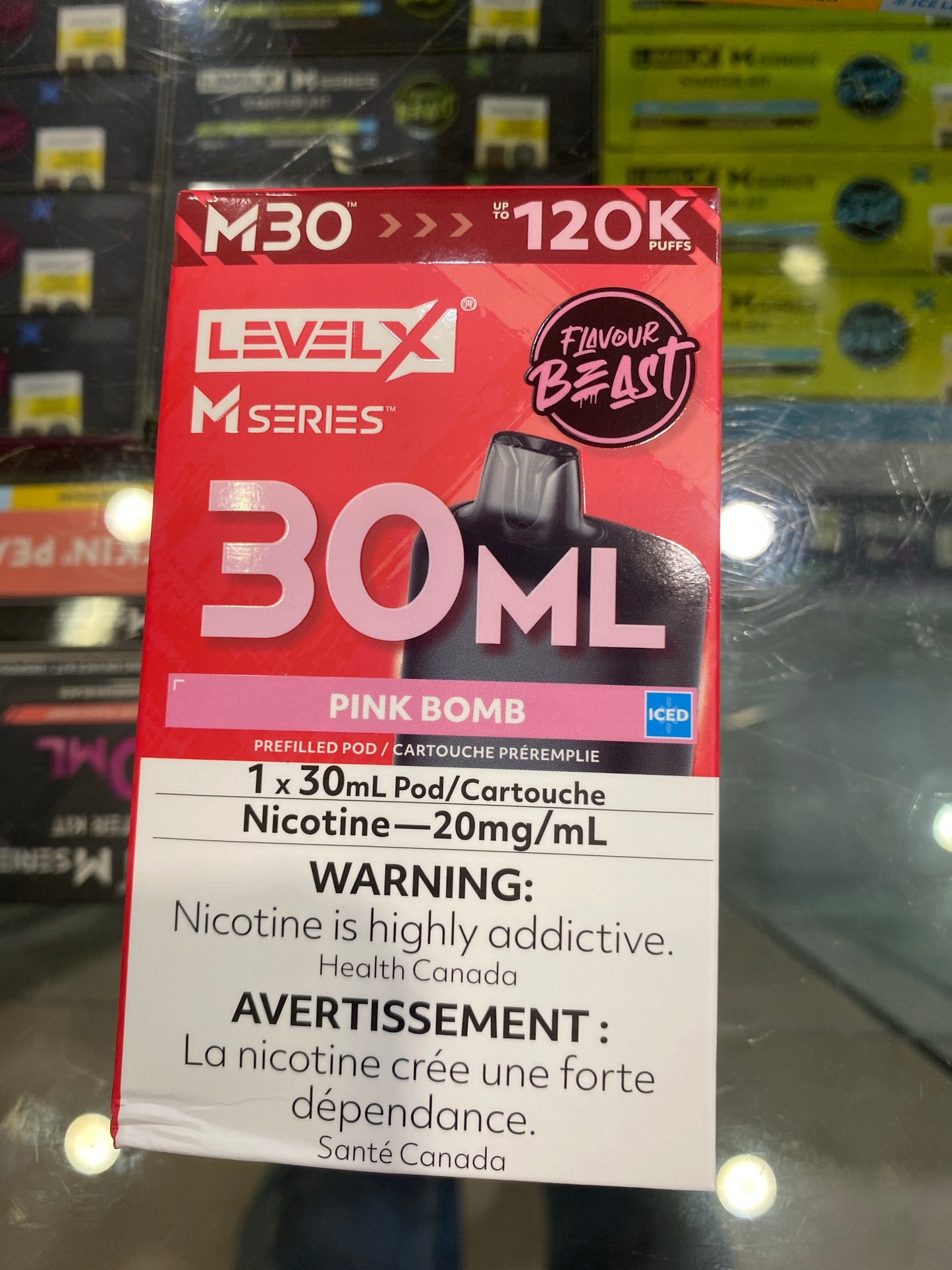 Level X Flavour Beast M Series Pod 30ml Pink Bomb Iced