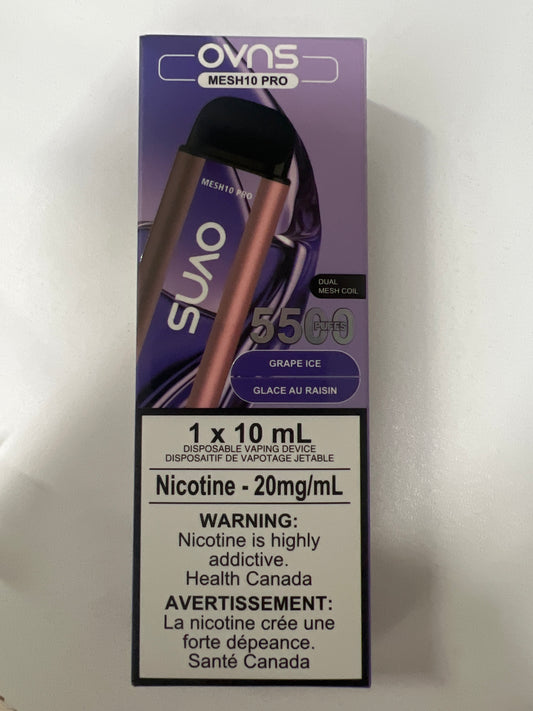 OVNS MESH10 PRO 5500 Disposable Grape Ice ONT