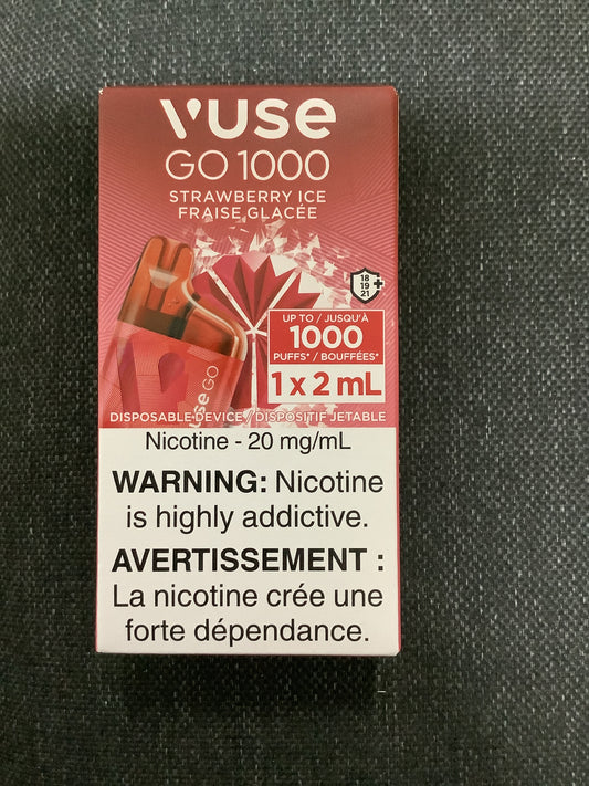 Vuse GO 1000 Strawberry Ice ONT