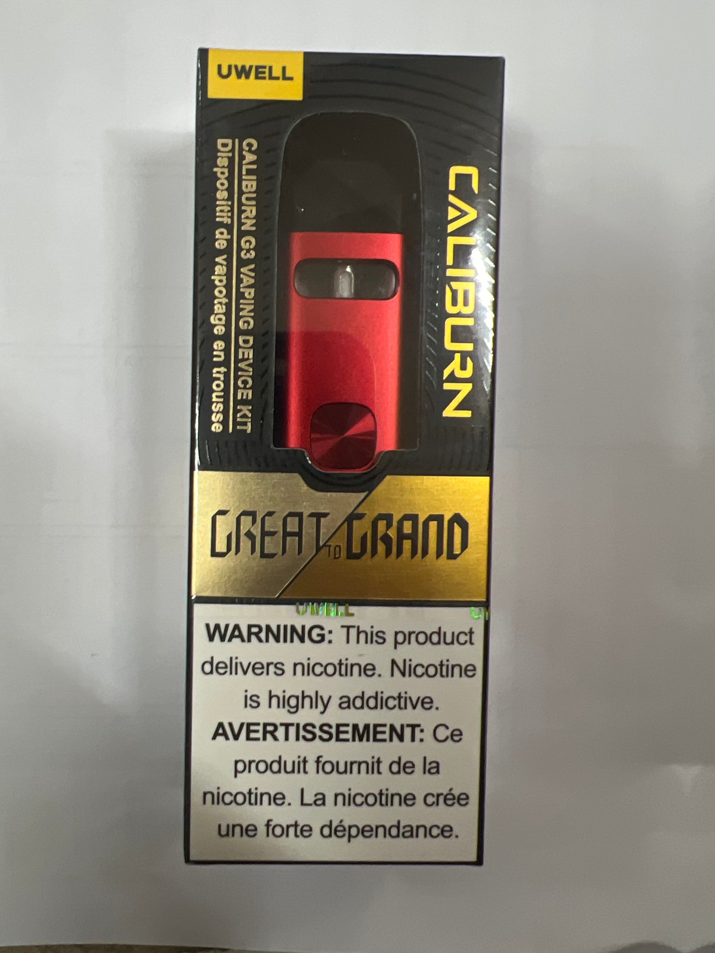 Caliburn G3 Device Kit Red