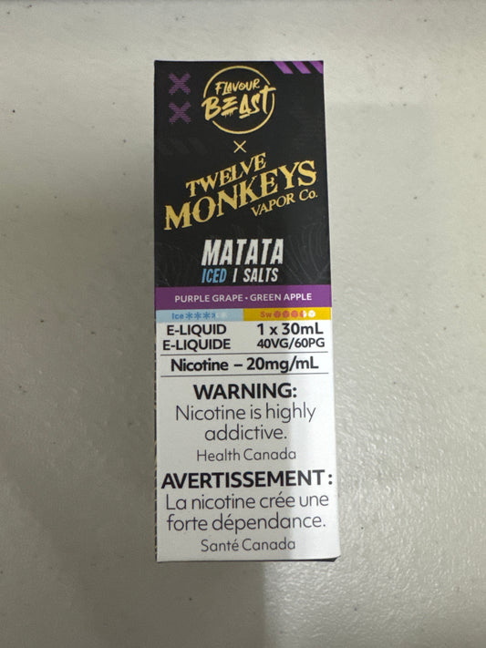 Flavour Beast x Twelve Monkeys Salts Matata Iced ONT