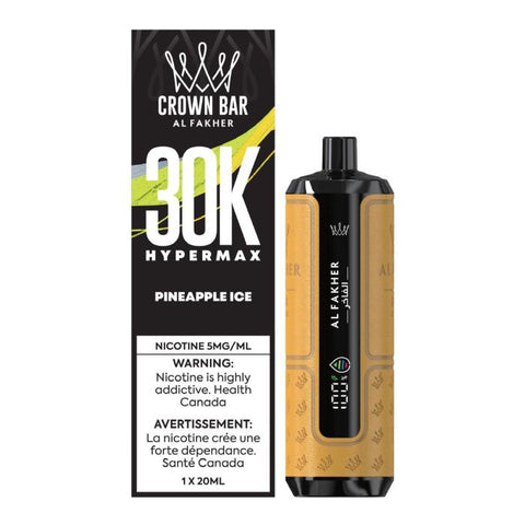AL Fakher Crown Bar 30K Hypermax Disposable Pineapple Ice ONT